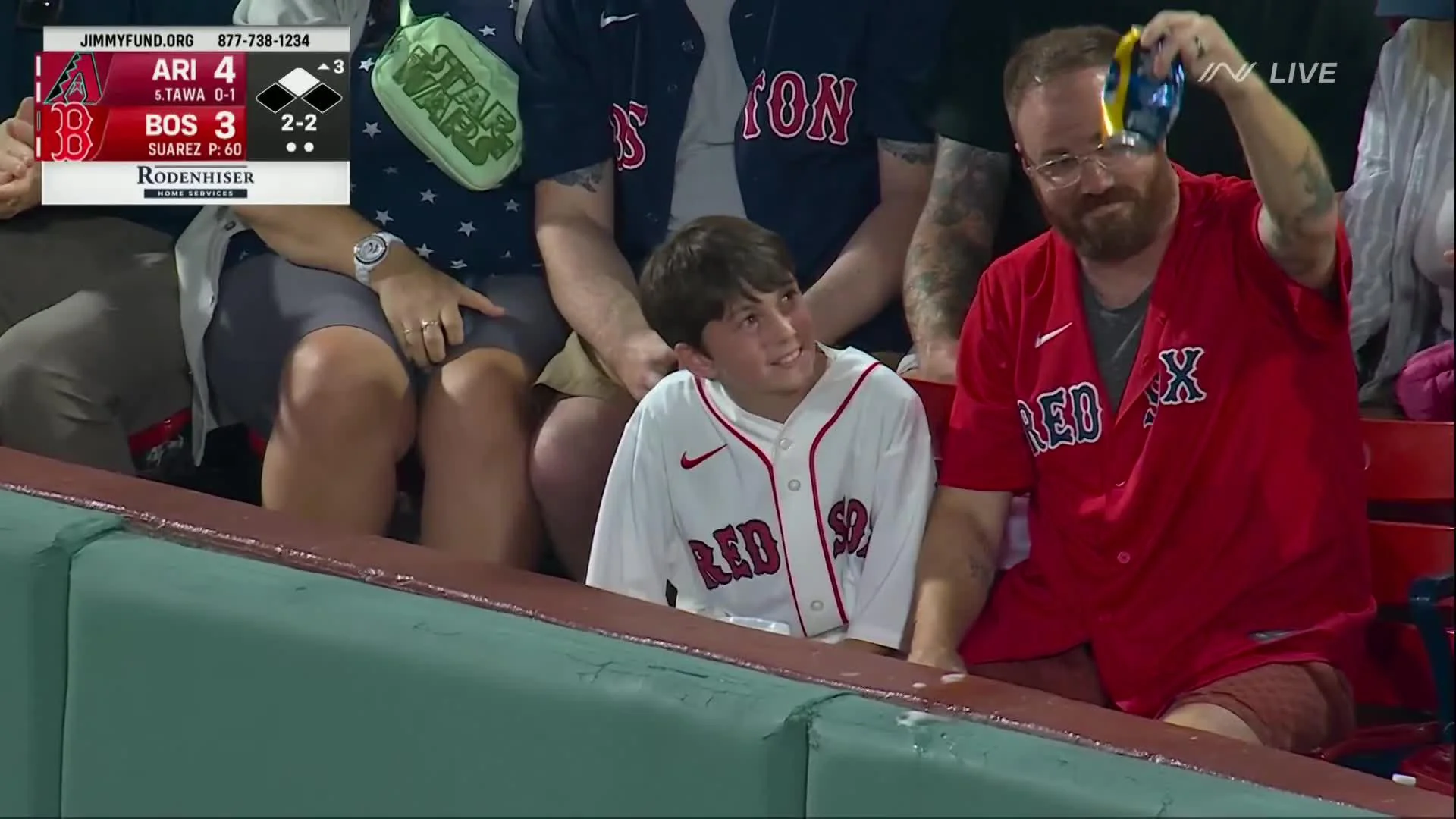 Foul Ball Wrecks a Fan's Beer in Brutal…
