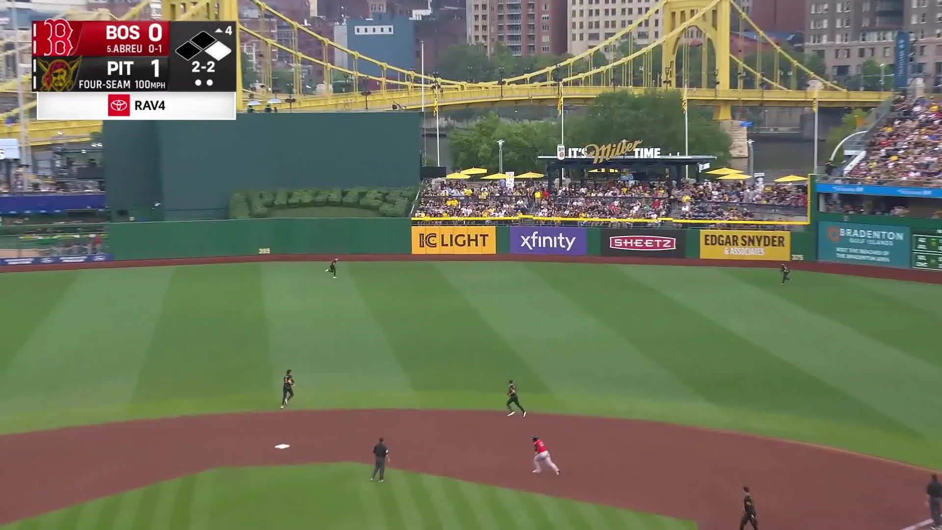 Pirates Turn a Flawless Relay to Cut Down a Runner 😮‍💨